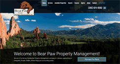 Desktop Screenshot of bearpawrentals.com